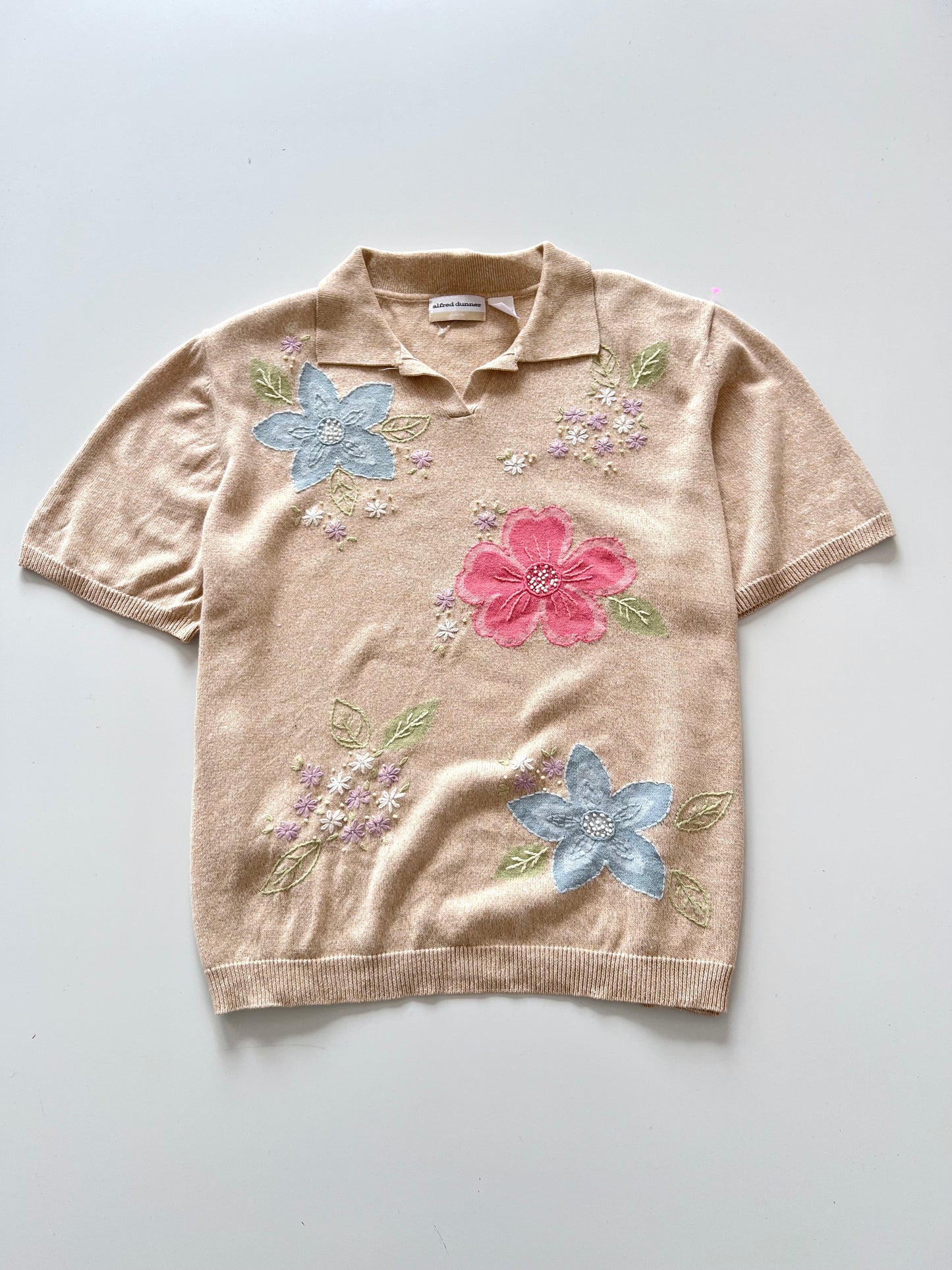 Alfred Dunner Women Embroidered Sweater-Bust 52