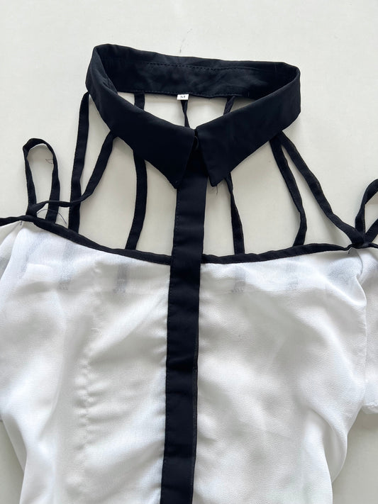 Goth Sheer Top-Bust 34