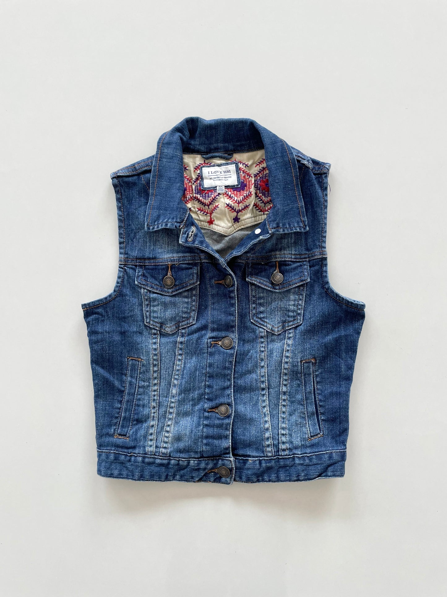 Denim Vest-Chest 30
