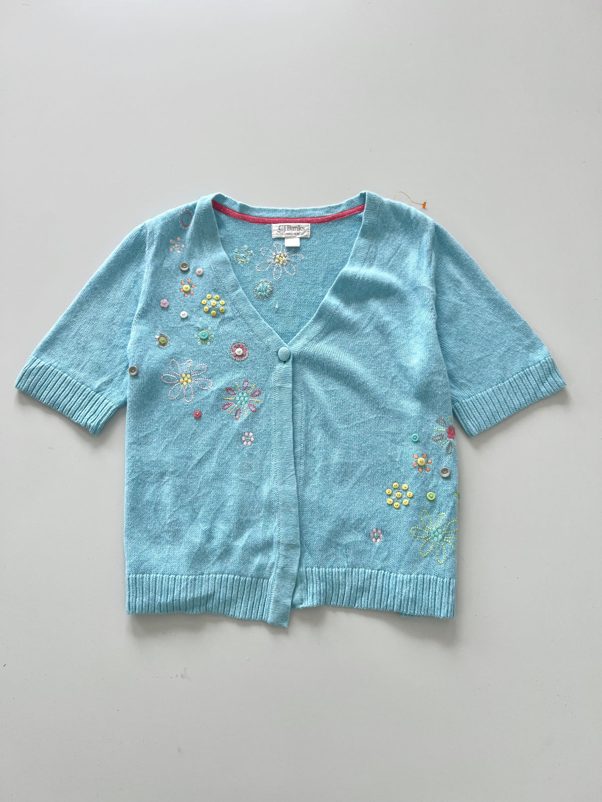 Christopher & Banks Embroidered Sweater-Bust 46