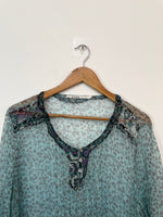 Load image into Gallery viewer, Nile Atelier Vintage Silk Sheer Top-Bust 40