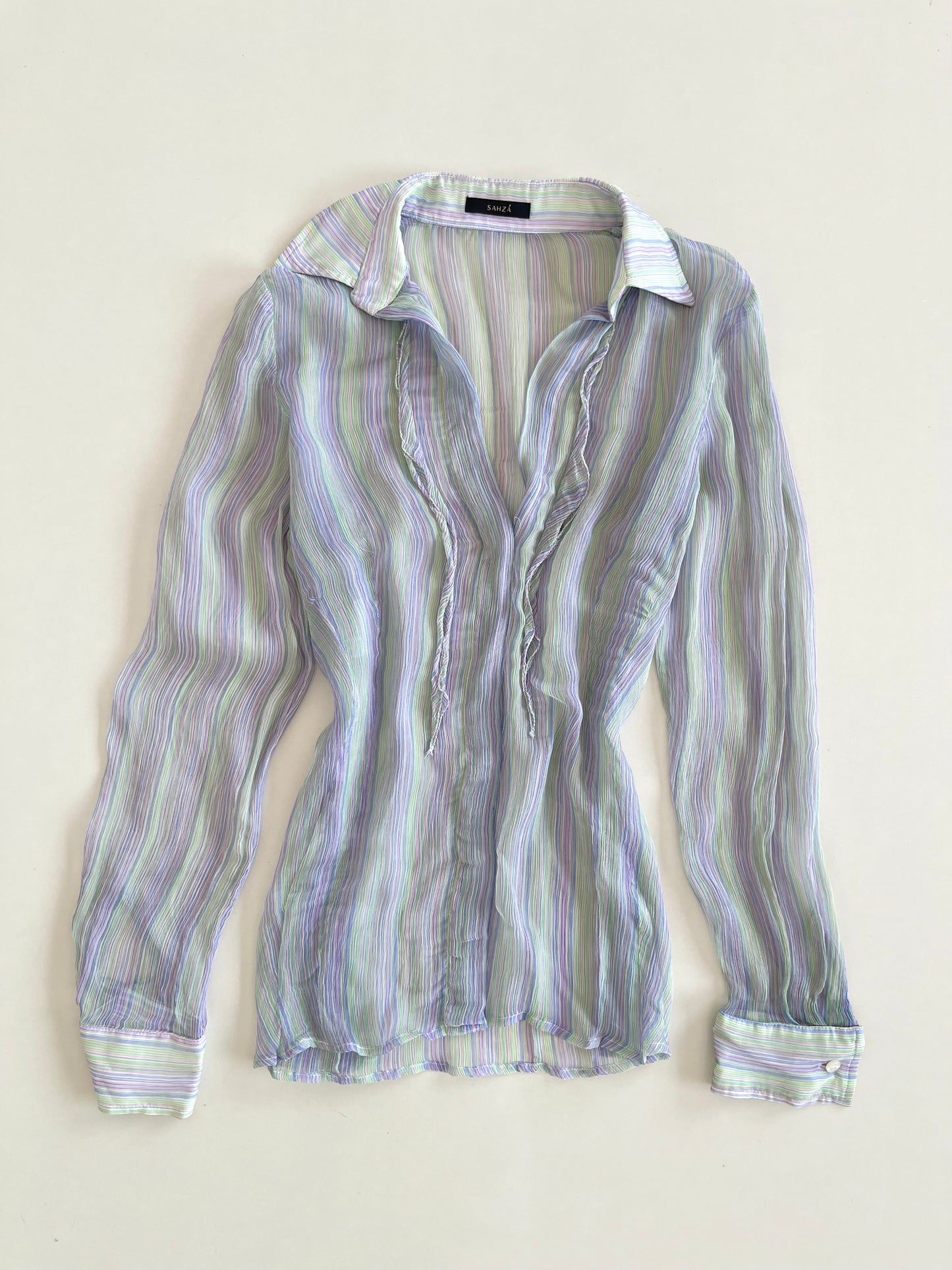 Sahza 100% Silk Shirt-Bust 34