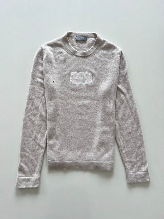 Christian Dior Vintage Embroidered Sweater-Bust 46 to 48