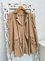 Load image into Gallery viewer, Beige Blazer-Bust 32
