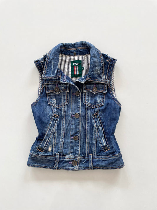Denim Vest-Chest 34