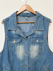 Mash Marigold Denim Vest-Bust 44