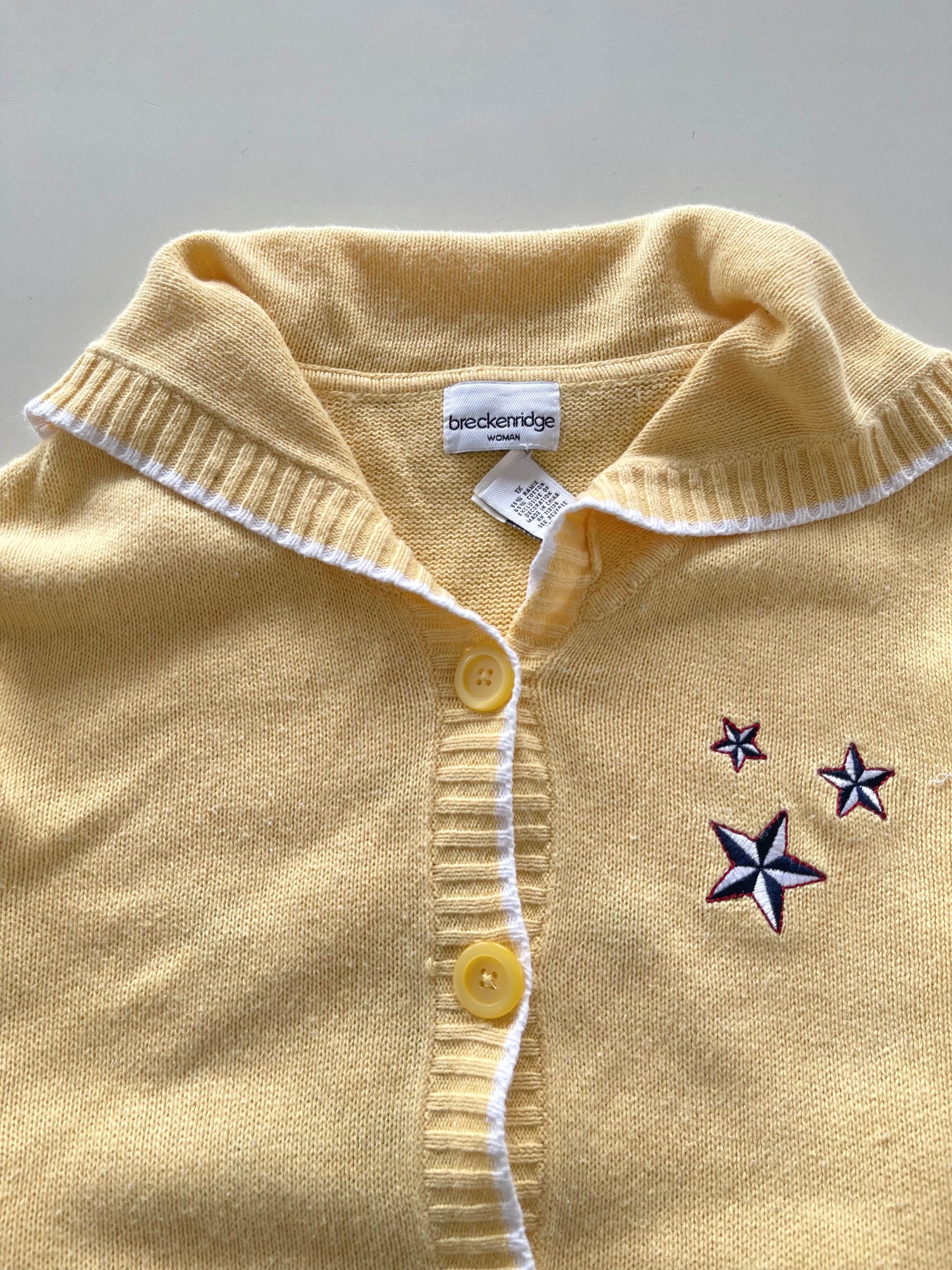 Breckenridge Embroidered Vintage Sweater-Bust 50