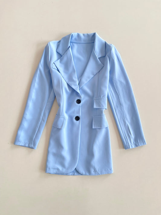 Baby Blue Blazer-Bust 42
