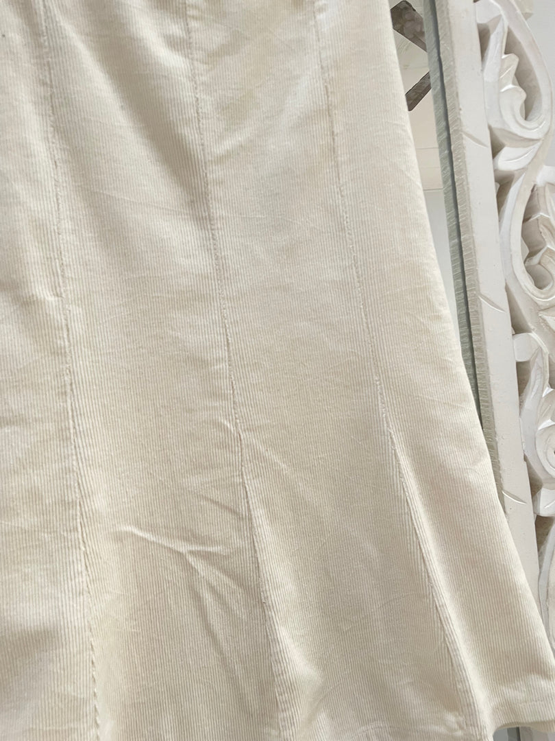 Corduroy Skirt-Waist