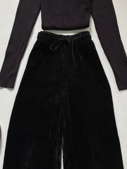 Warm Inner Fleece Corduroy Pants-Waist 26 to 30