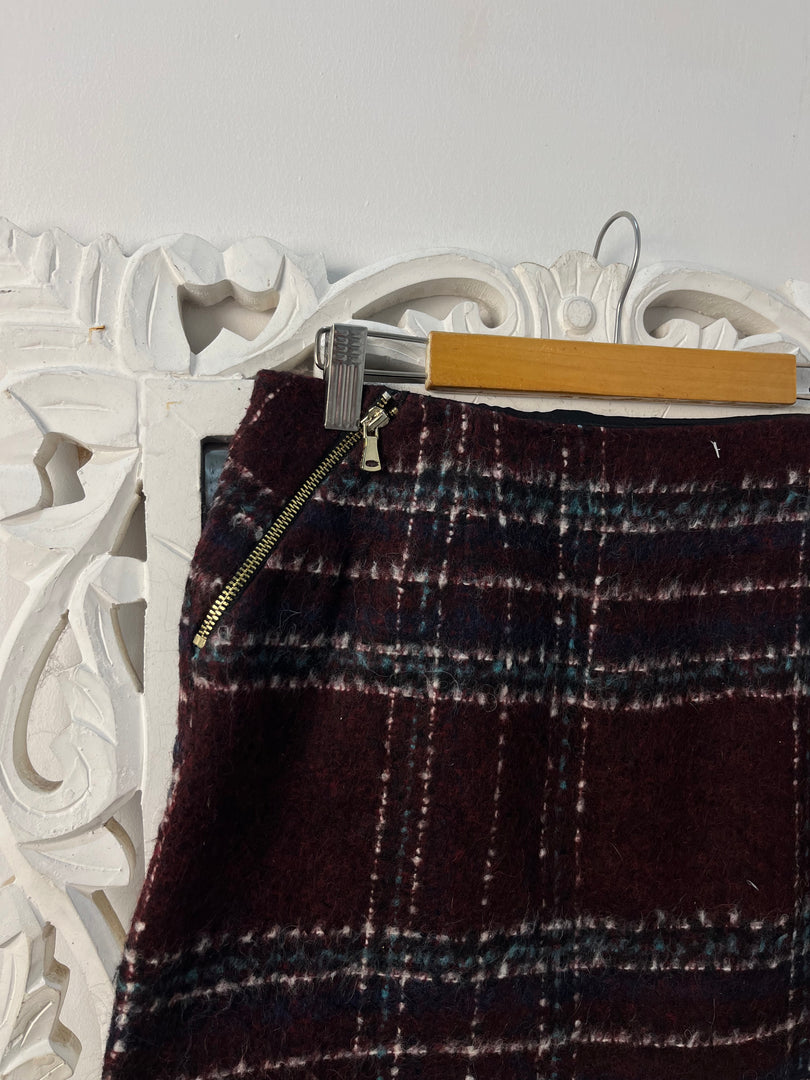 River Island Tweed Skirt-Waist 30