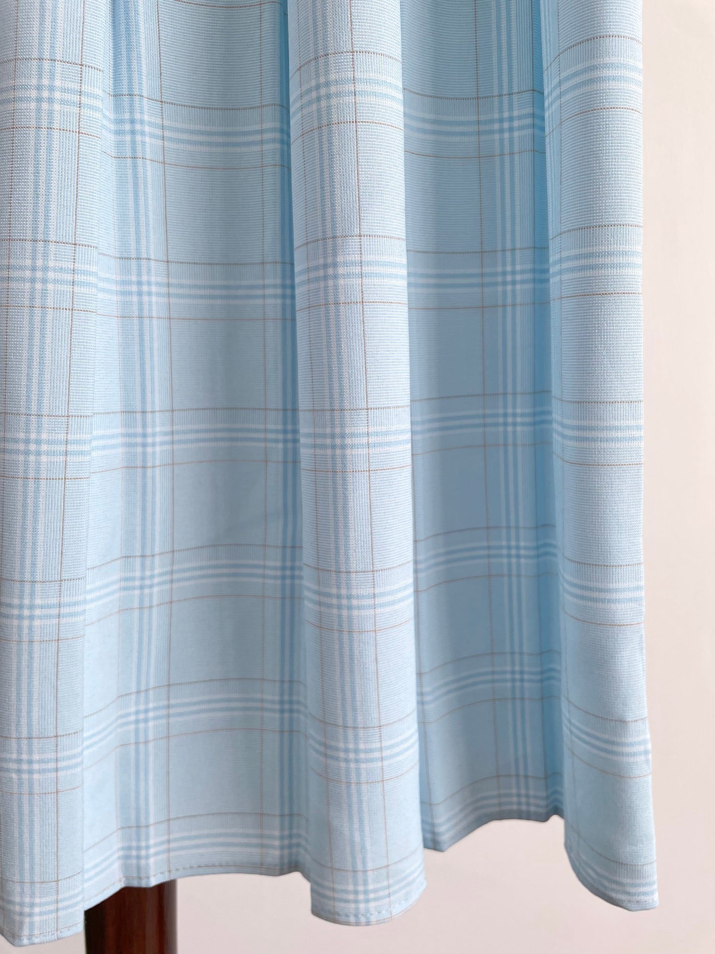 Baby Blue Pleated Skirt-Waist 28 to 34
