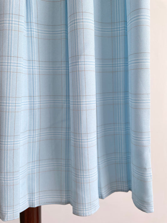 Baby Blue Pleated Skirt-Waist 28 to 34