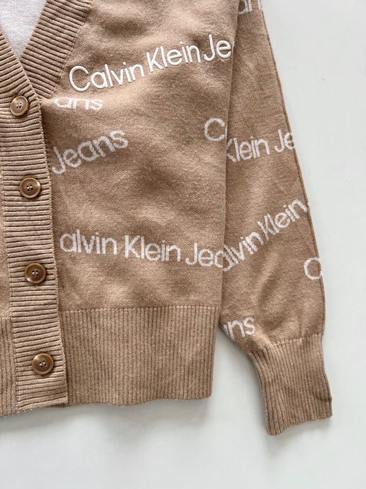 Calvin Klein 54%Wool Vintage Cardigan-Bust 50