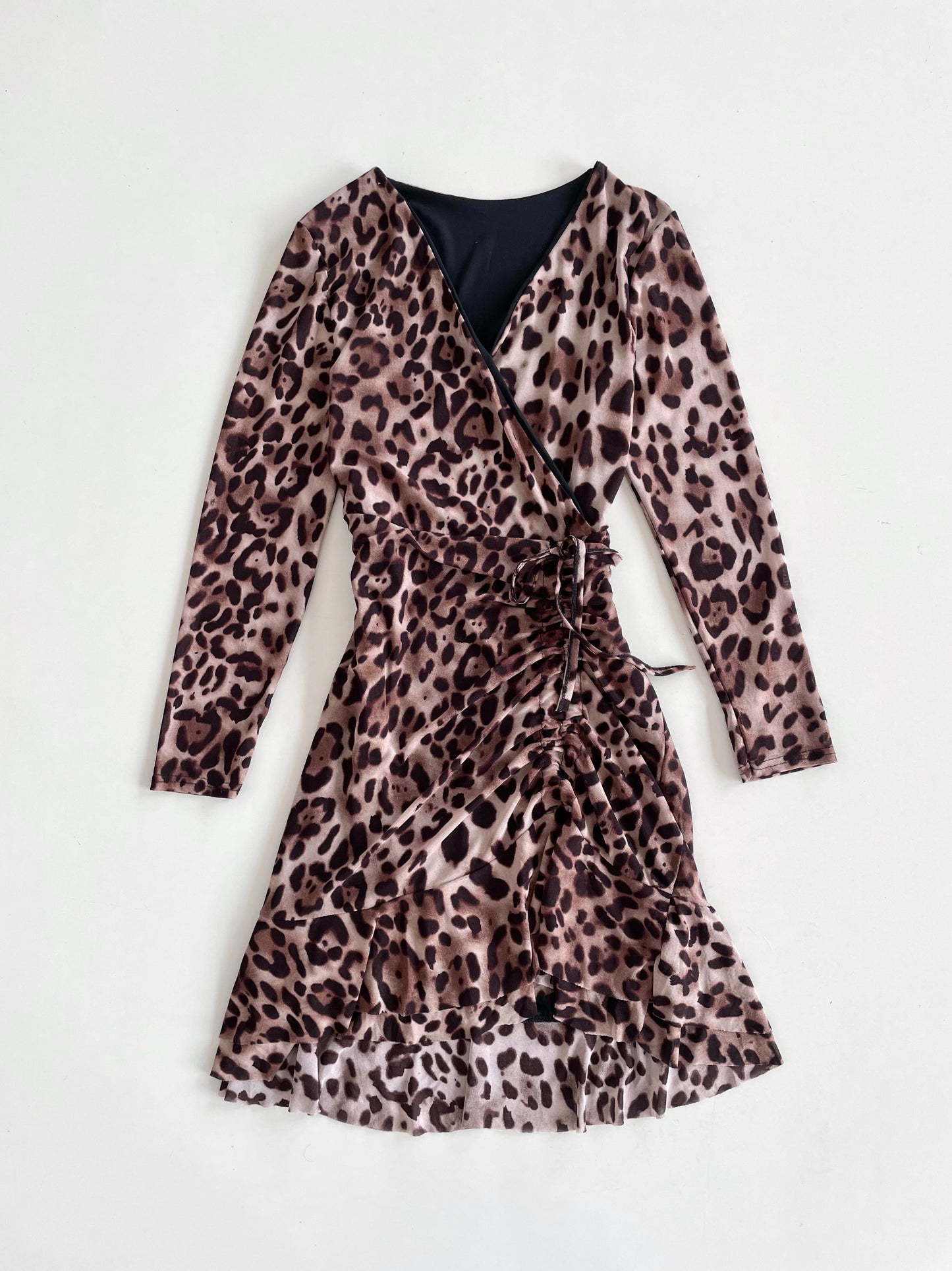 Animal Print Y2k Dress-Bust 34 to 36