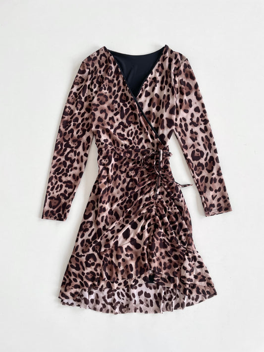 Animal Print Y2k Dress-Bust 34 to 36