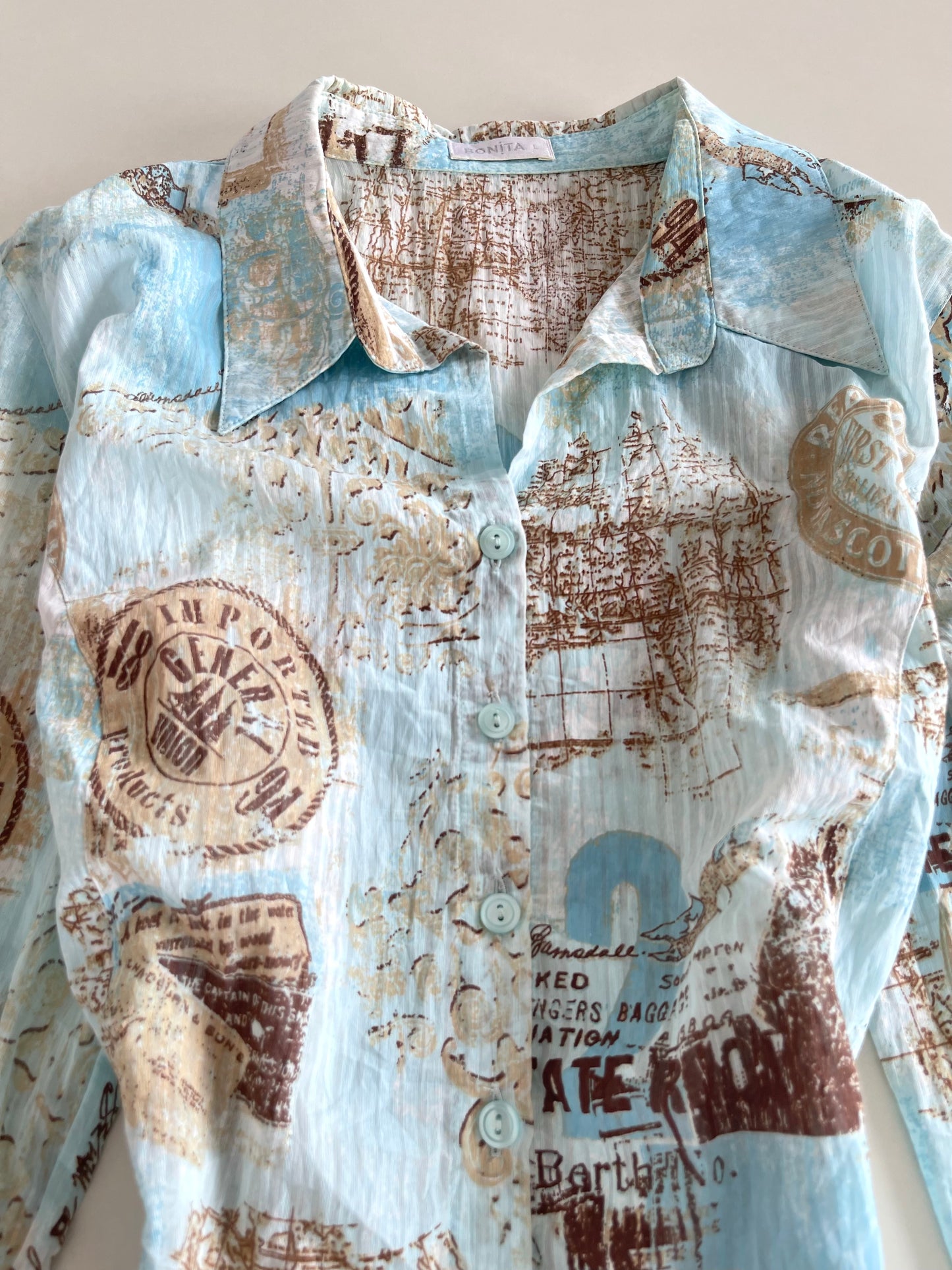 Bonita Vintage Shirt -Bust 44