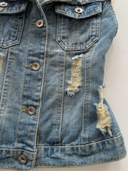 Vintage Denim Top-Bust 30