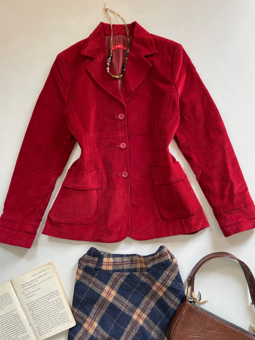 Corduroy Blazer-Bust 38