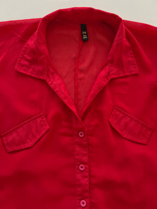Baggy Sheer Shirt-Bust 68