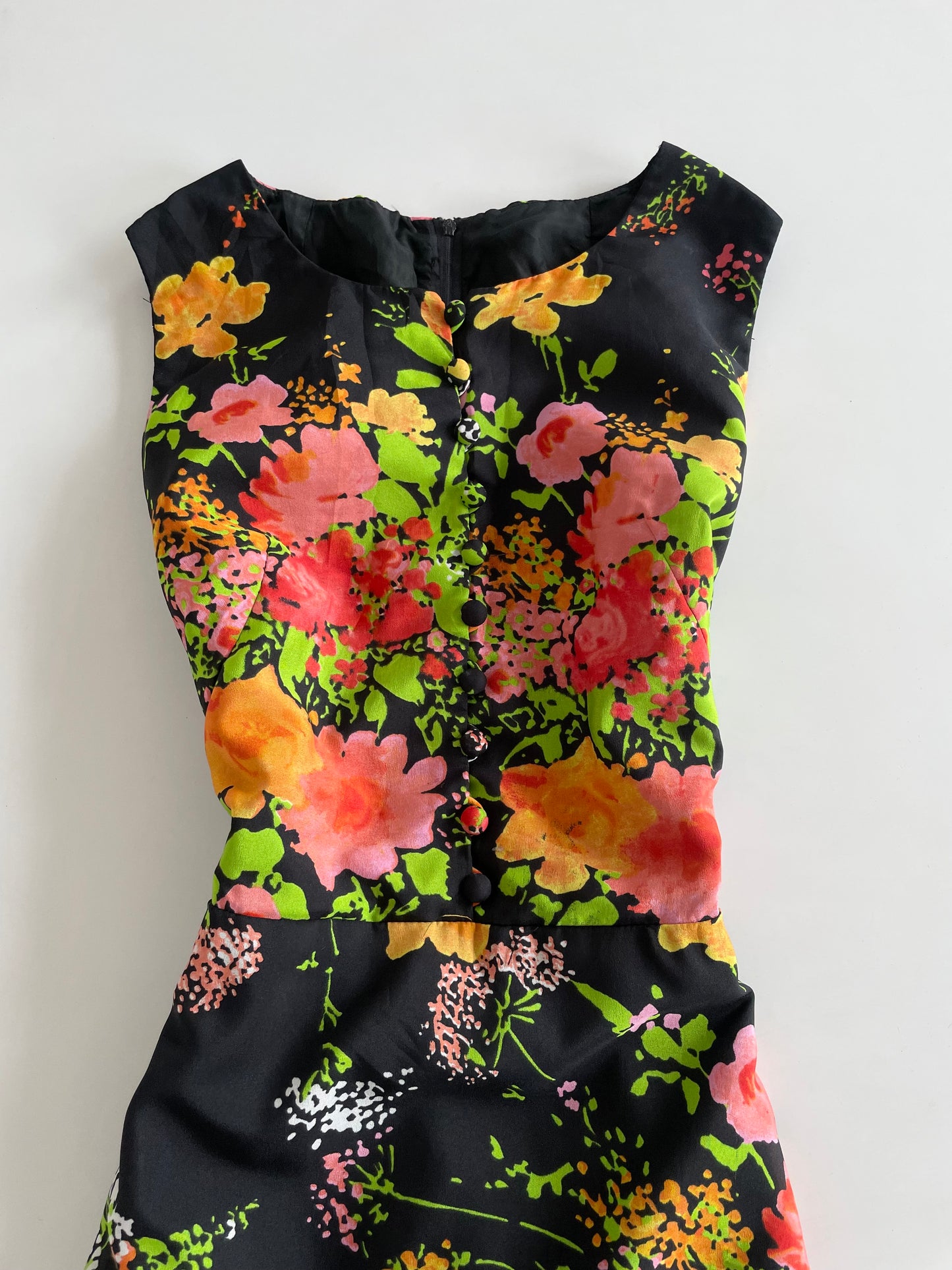 Floral Vintage Dress - Bust 34