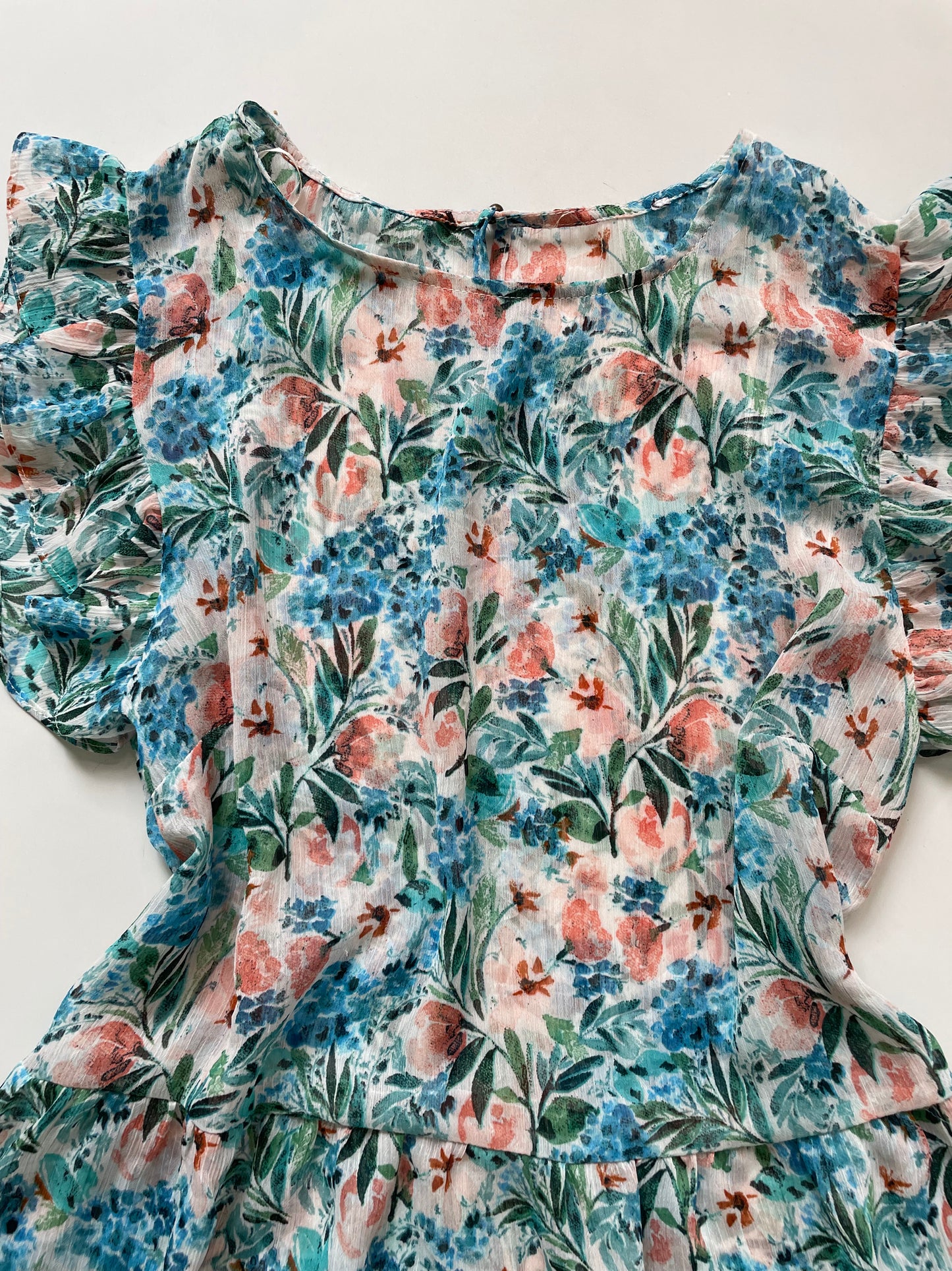 Sheer Soft Chiffon Top-Bust 36 to 38