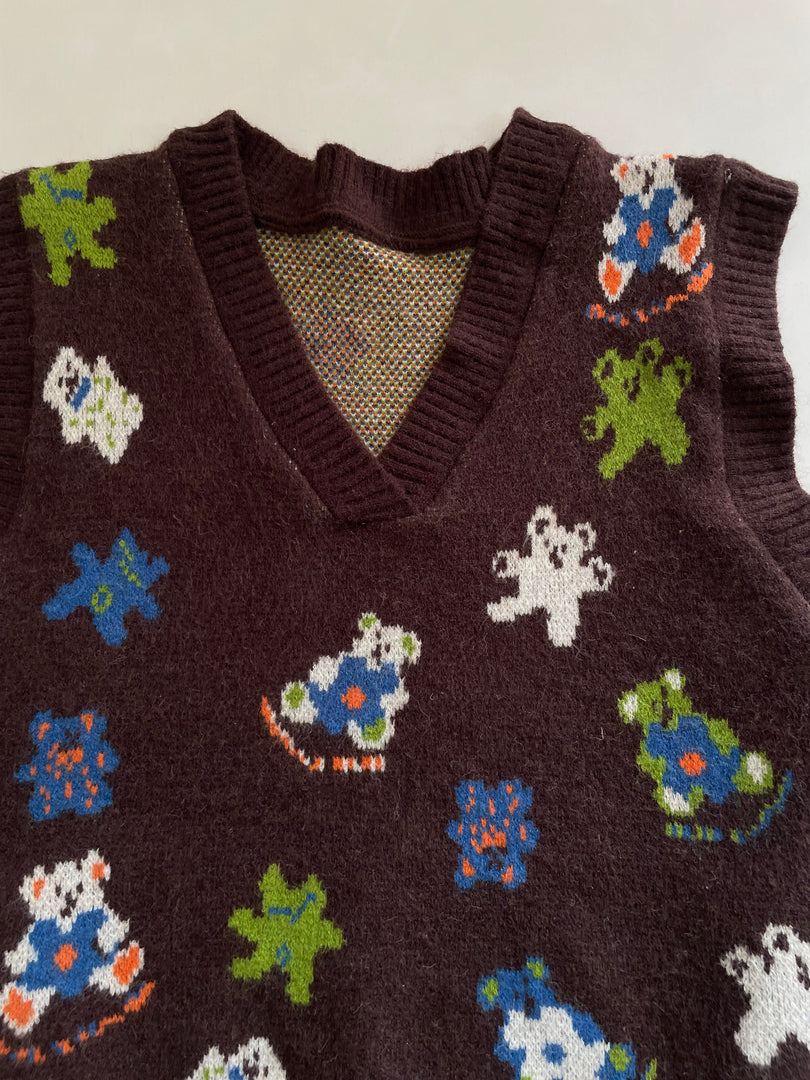 Chunky Sweater Vest-Bust 44