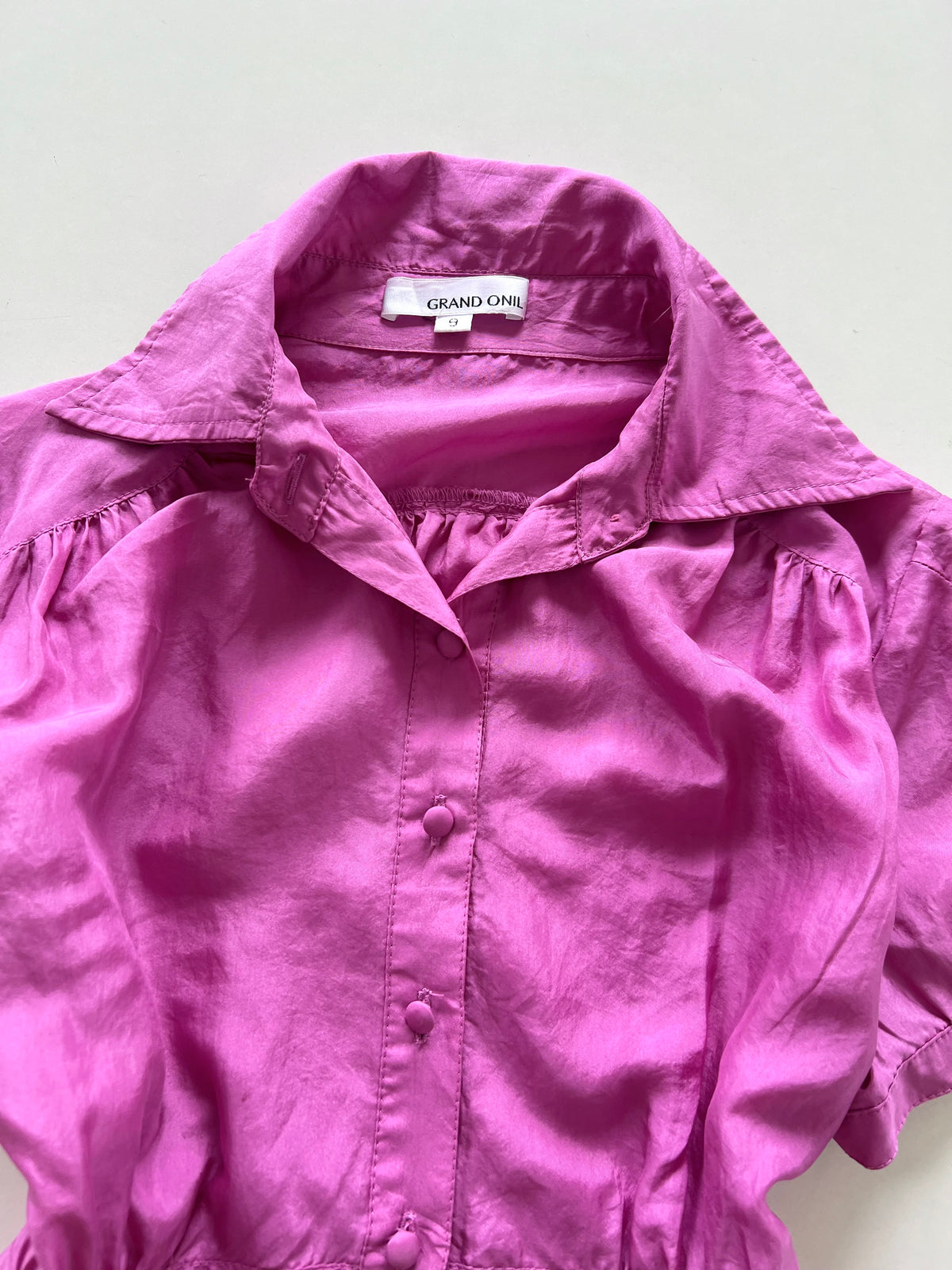Grand Onil 100% Silk Top-Bust 36