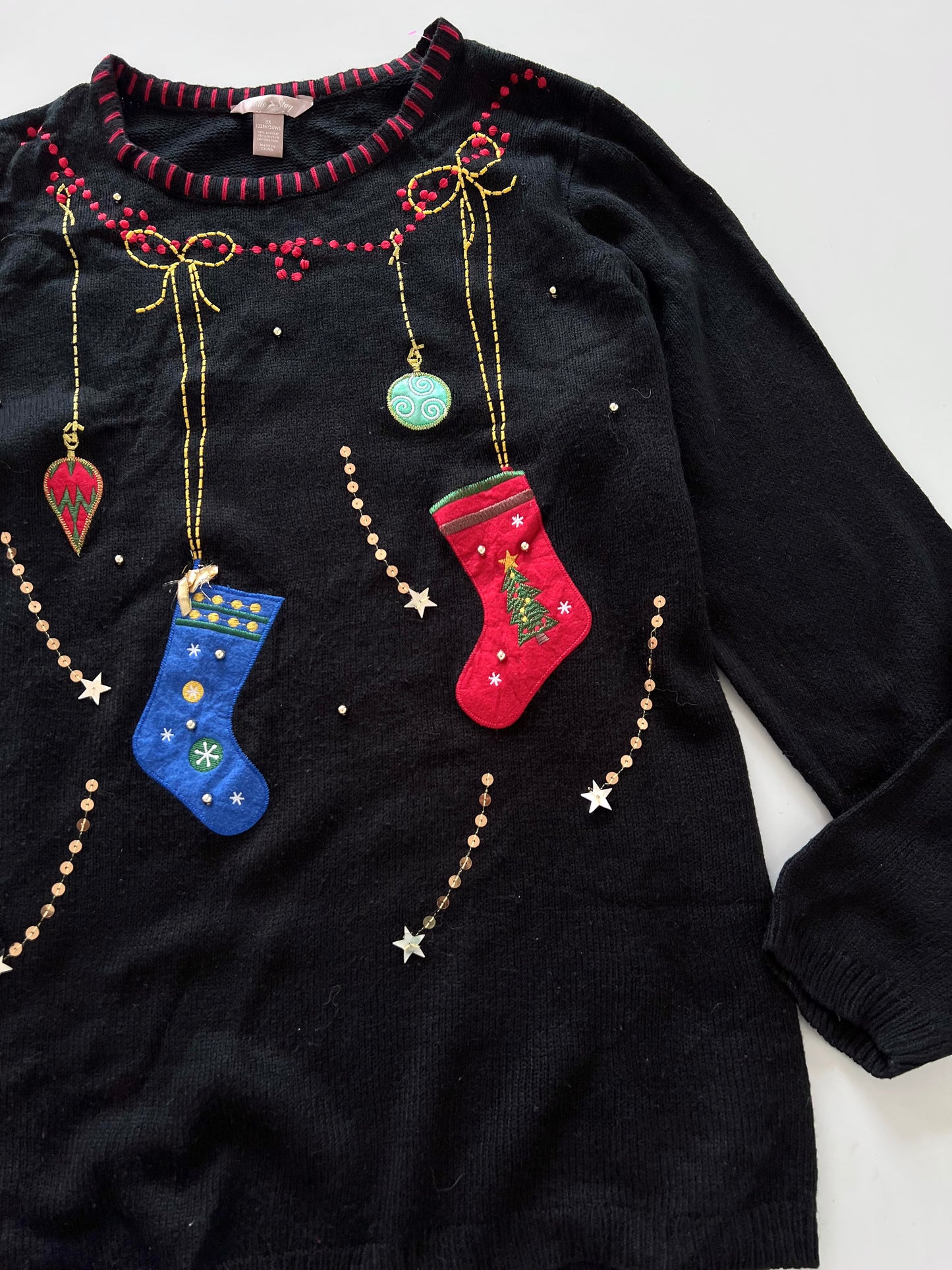 White Stag Christmas Sweater-Bust 56