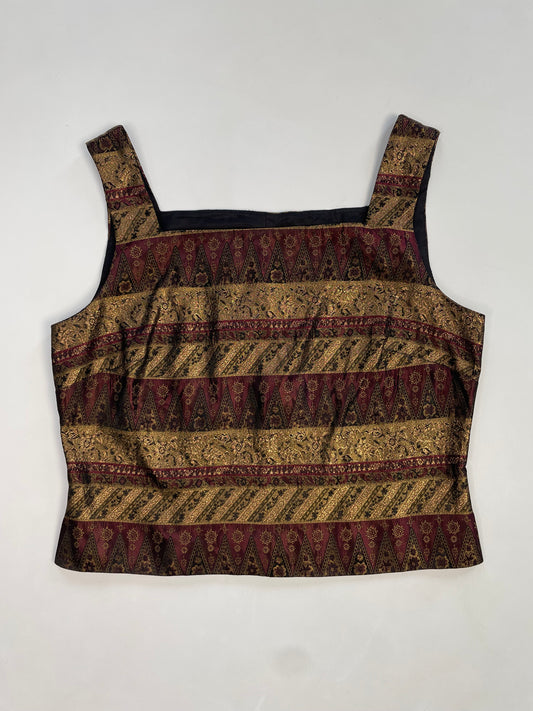 Jacquard Top-Bust 38
