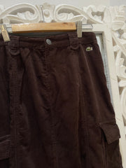 Lacoste Vintage Corduroy Skirt-Waist 28