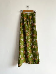 Green Floral Skirt-Waist 30