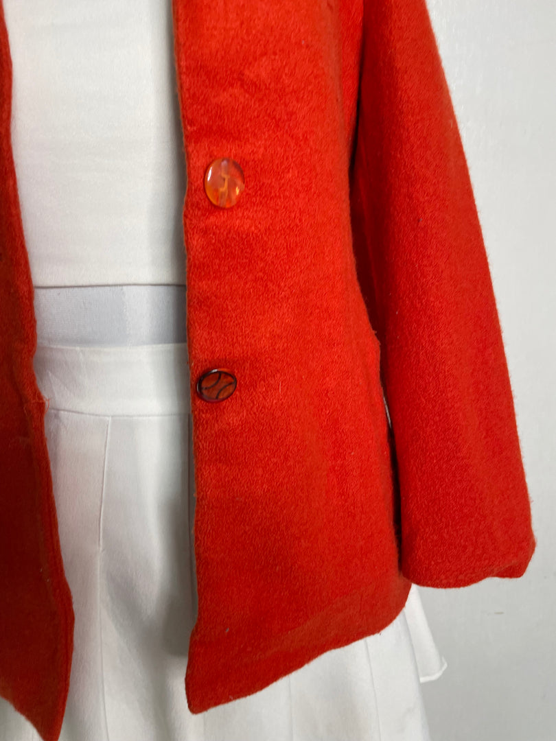 Red Vintage Coat -Bust 32