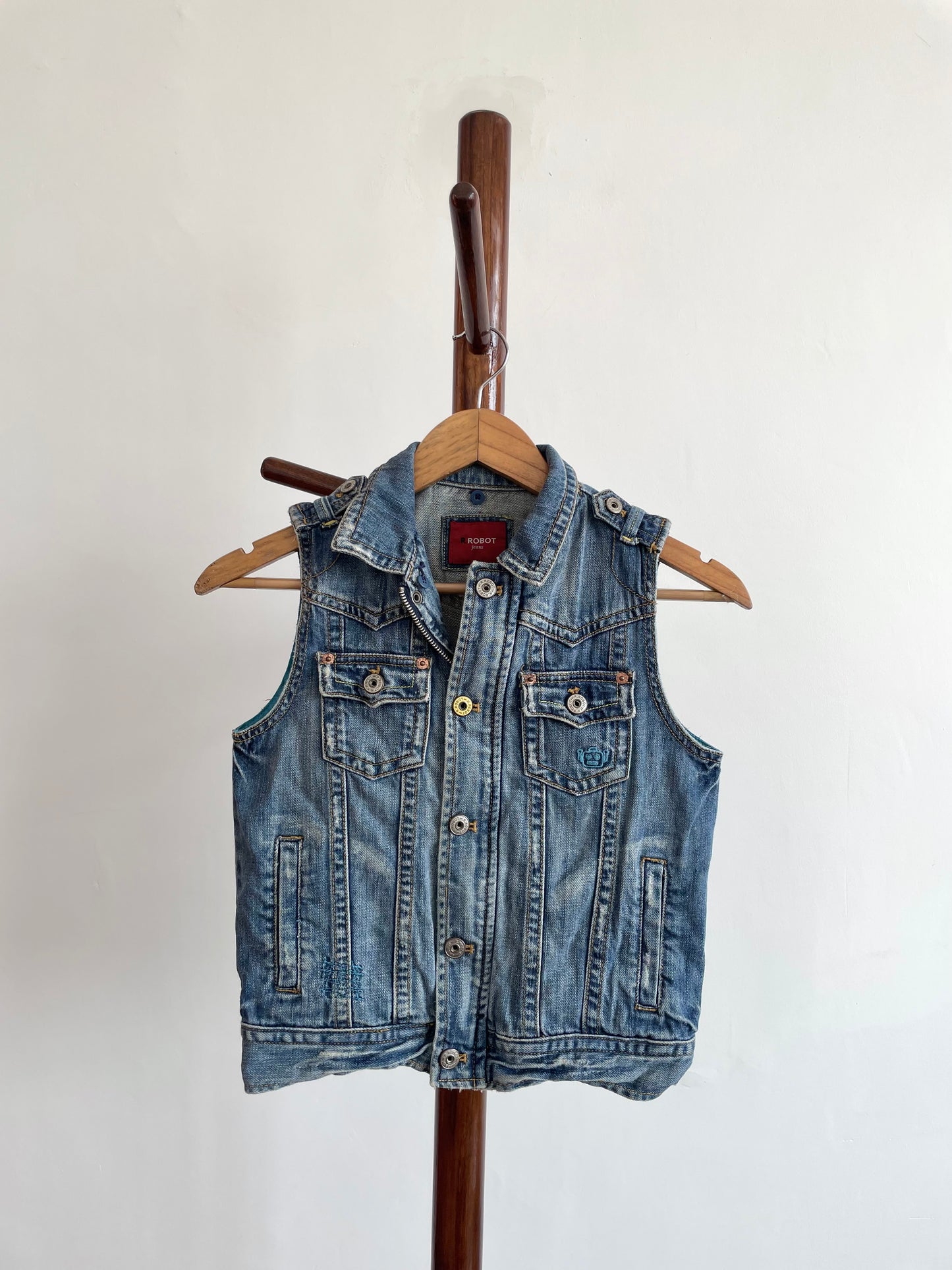 Denim Vest-Bust 32