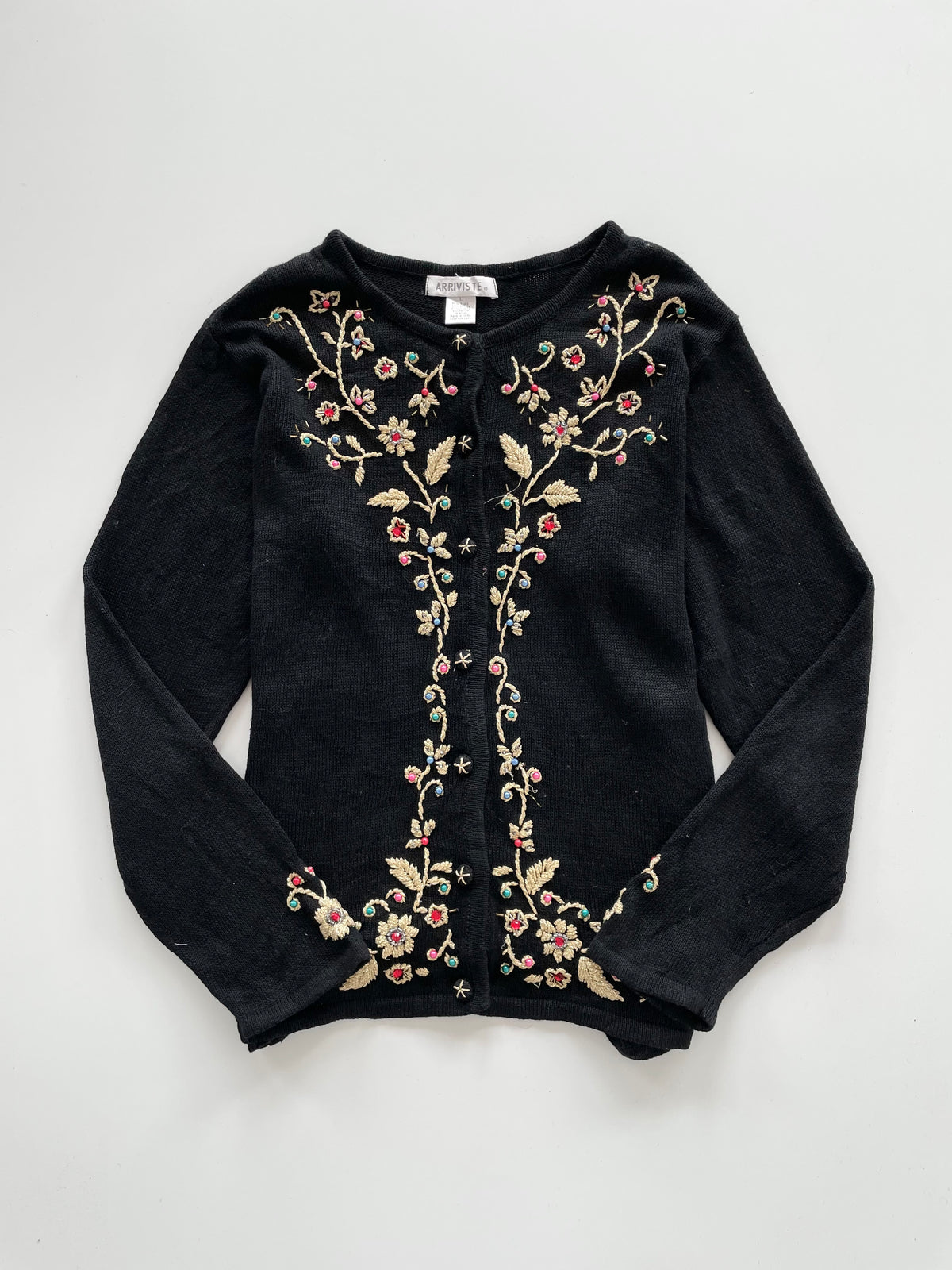Arriviste Embroidered Sweater-Bust 48