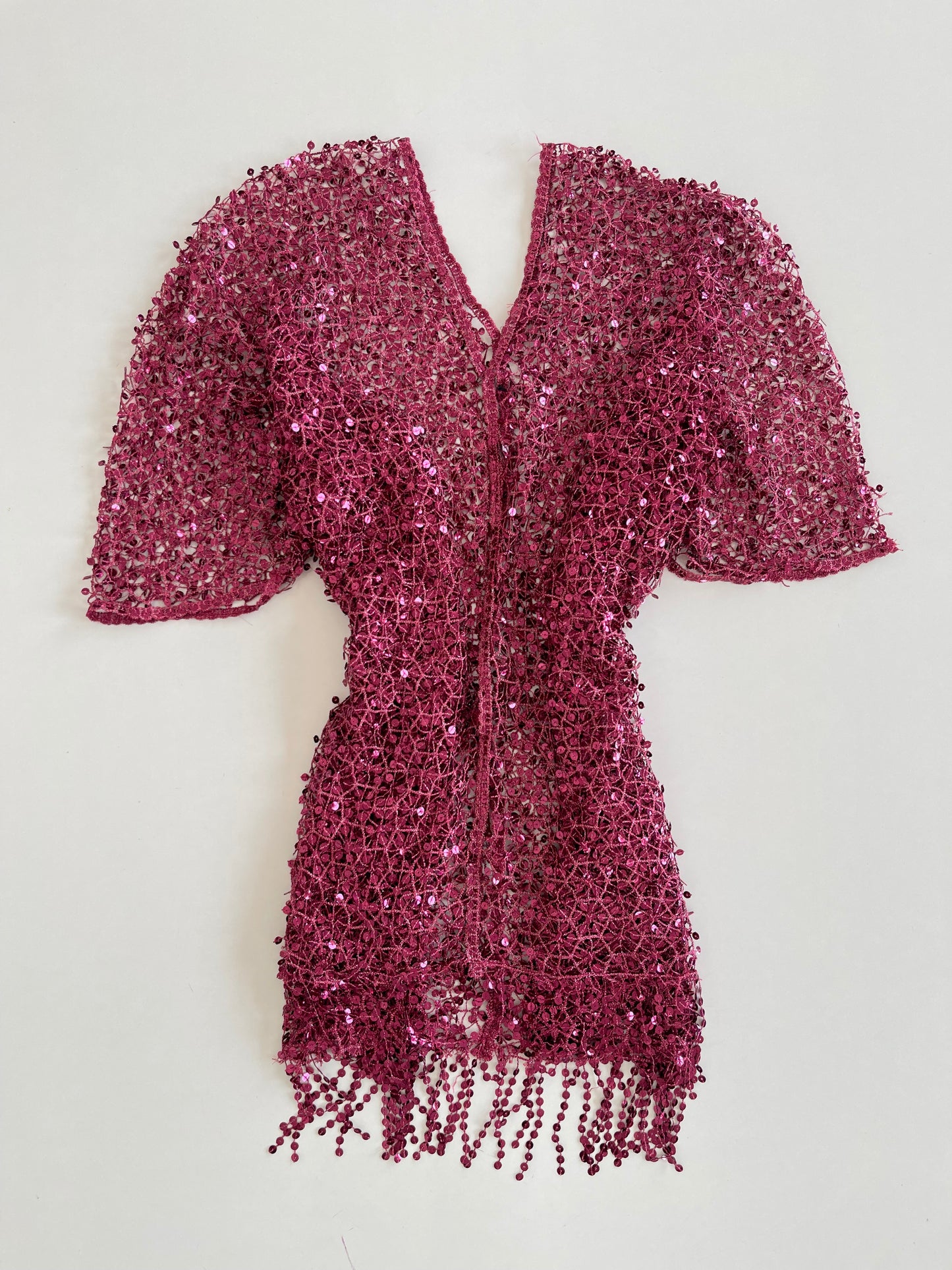 Sheer Sequin Coverup- Freesize