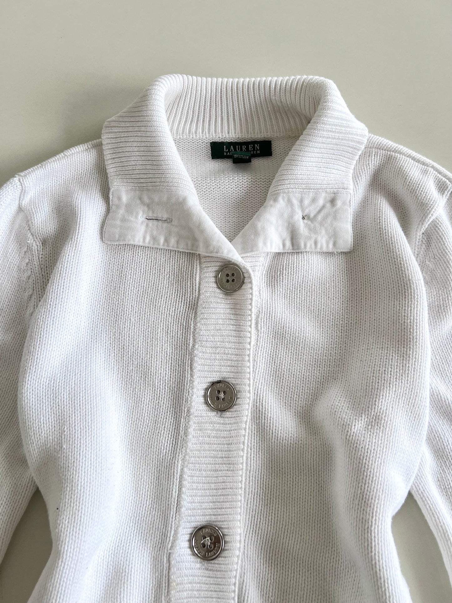 Ralph Lauren 100%Cotton Vintage Cardigan-Bust 40