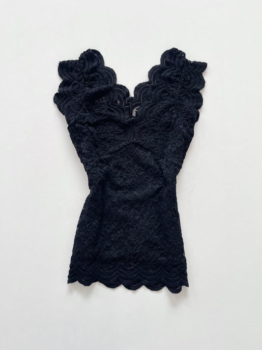 Lace Sheer Top-Bust 34 to 36