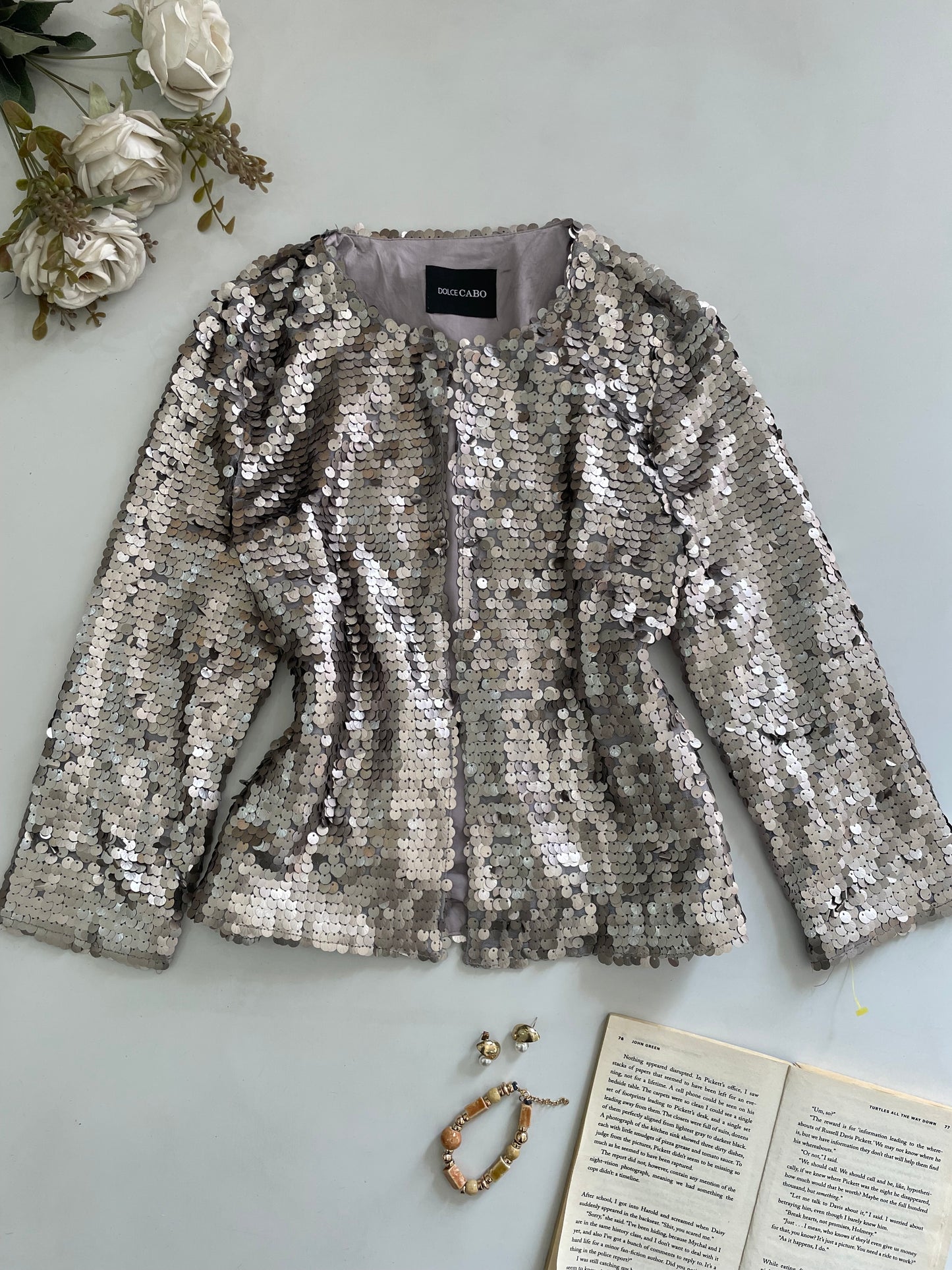 Dolce Cabo Sequin Top-Bust 38