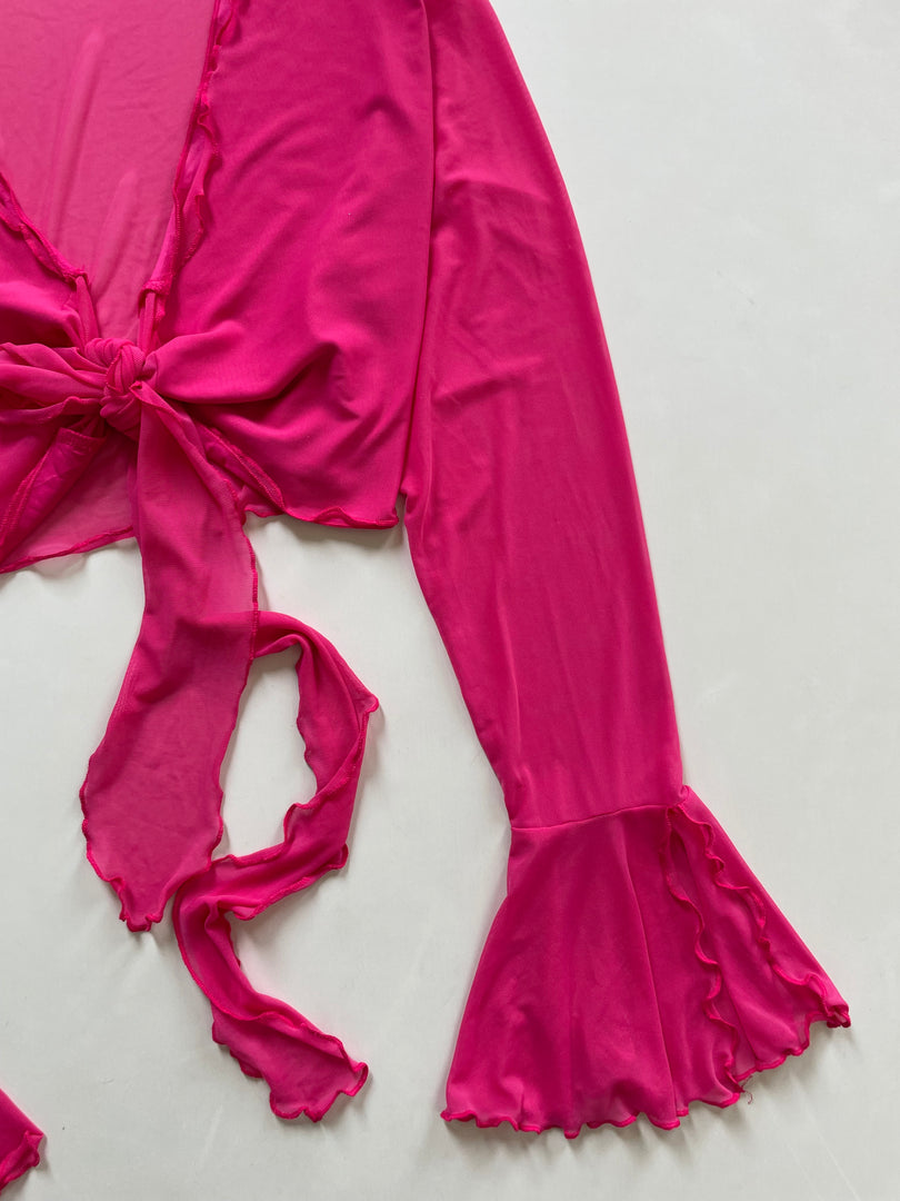 Y2k Wrap Top-Bust 40 to 42