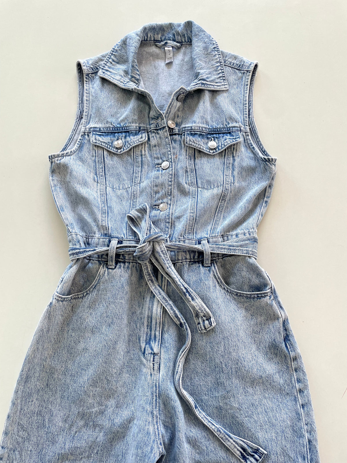 Amisu Denim Jumpsuit-Bust 36