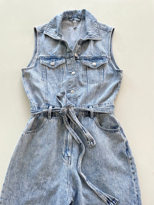 Amisu Denim Jumpsuit-Bust 36