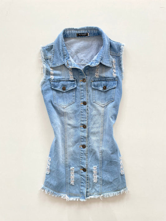 Denim Vest-Chest 38