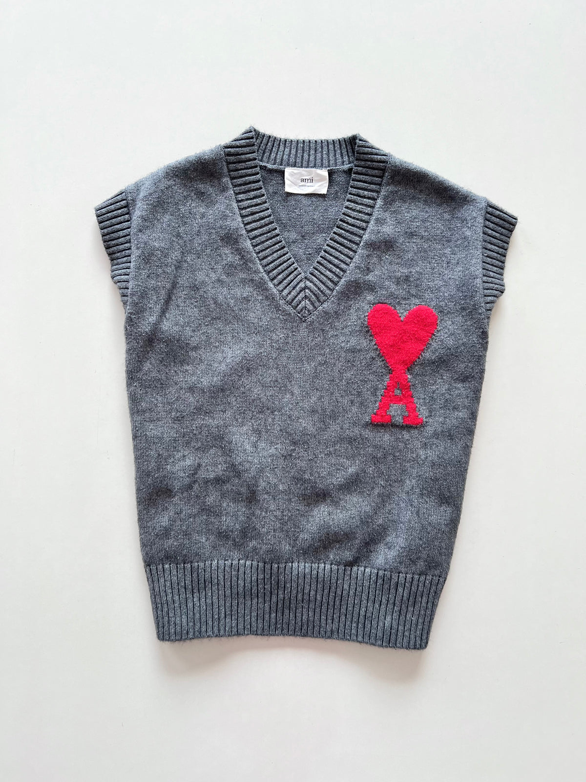 Ami 100% Wool Vintage Vest-Bust 44