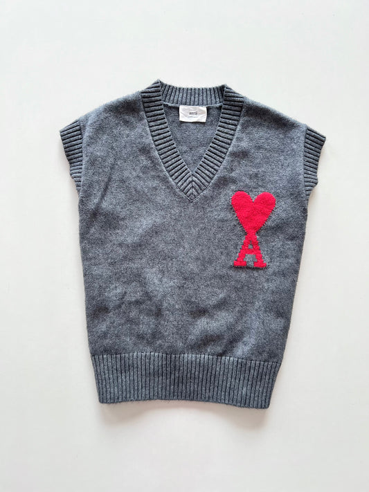 Ami 100% Wool Vintage Vest-Bust 44