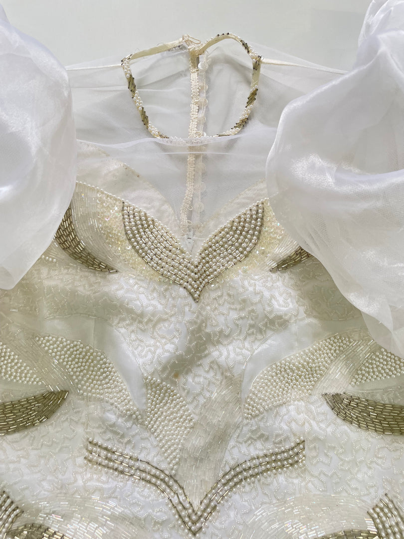 Heavily Embroidered Top-Bust 36