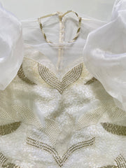 Heavily Embroidered Top-Bust 36