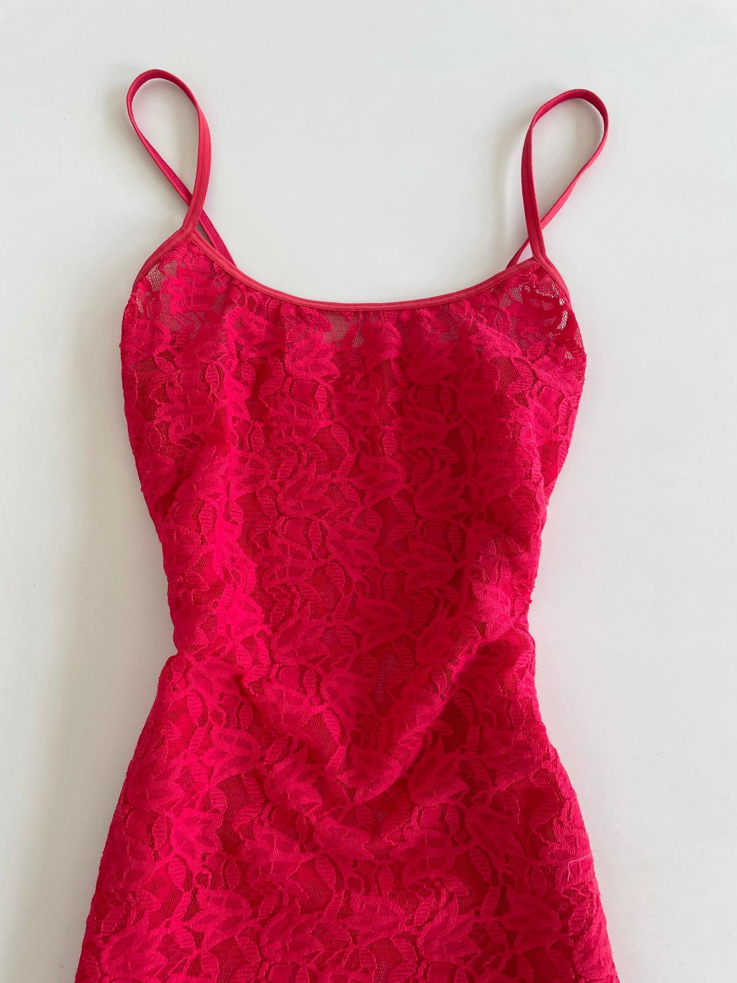 Lacy Sheer Slip Dress-Bust 30 to 32
