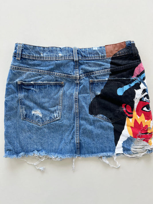 Zara Denim Skirt-Waist 32