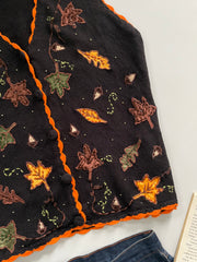 Embroidered Sweater Vest-Bust 44